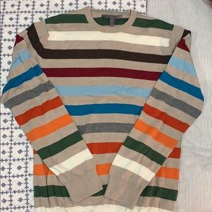 Multi colored striped Old Navy sweater size medium